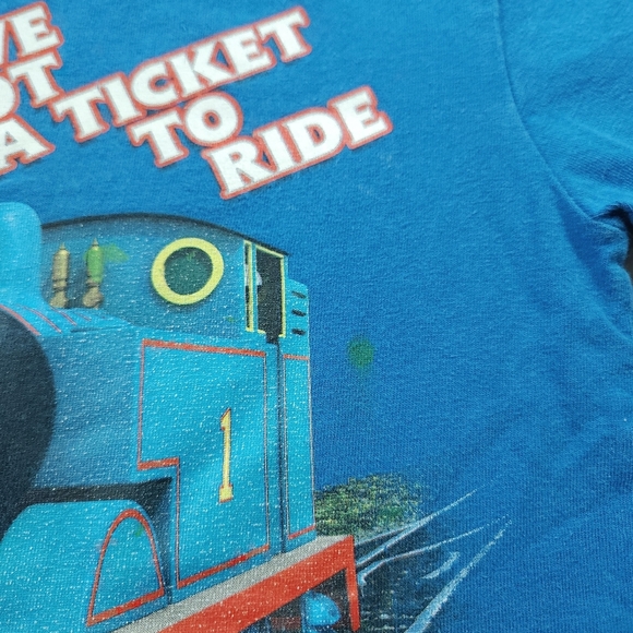Thomas & Friends Thomas The Train Graphic T-shirt Sz 4T - Picture 4 of 5